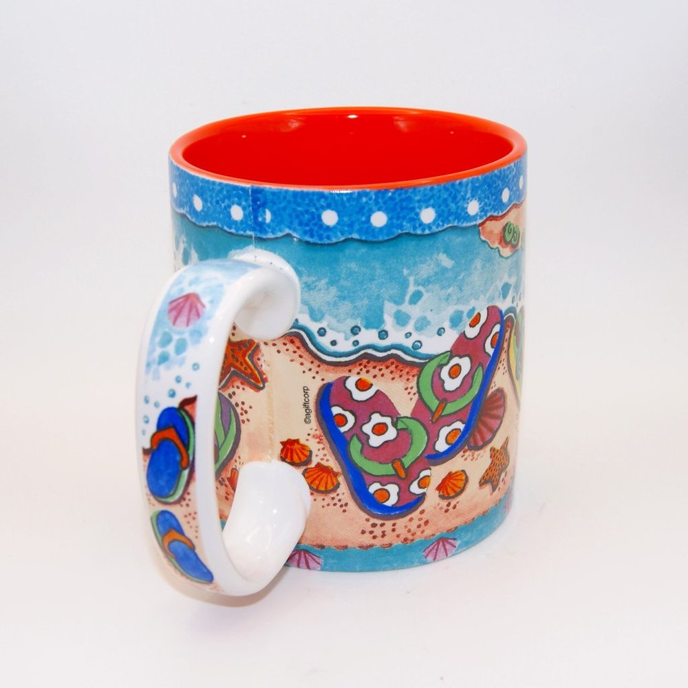 Bermuda Coffee/Tea Mug with Sandals and Beach